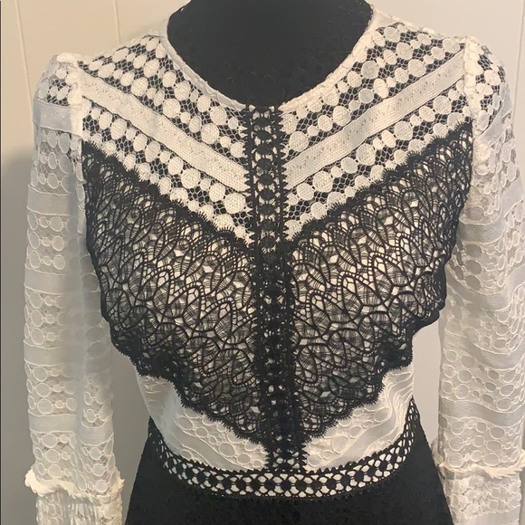 Gianni Bini black and white dress - Picture 2 of 5